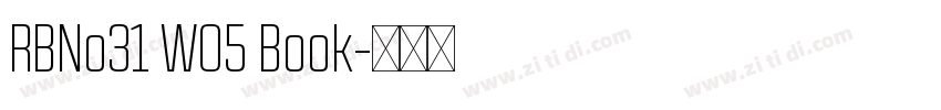 RBNo31 W05 Book字体转换